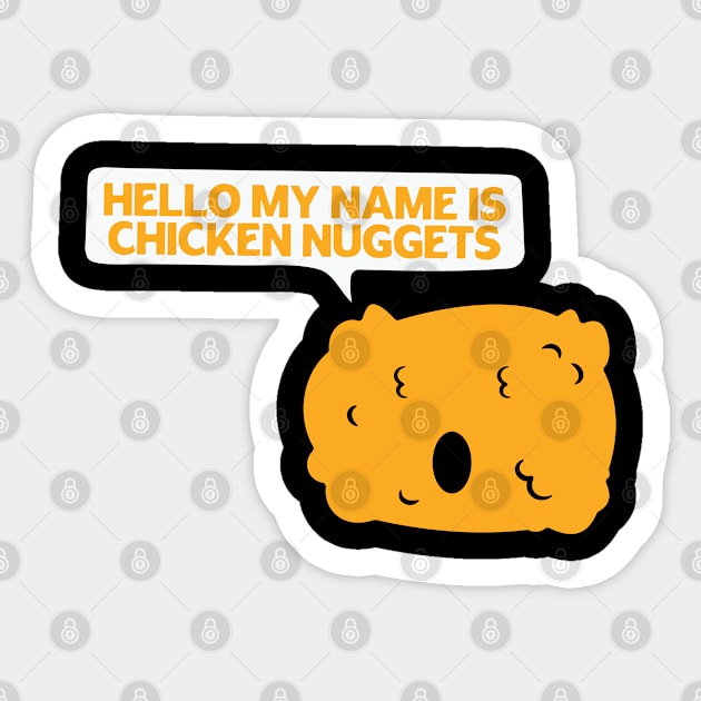 Chicken Nugget Sticker by TomCage